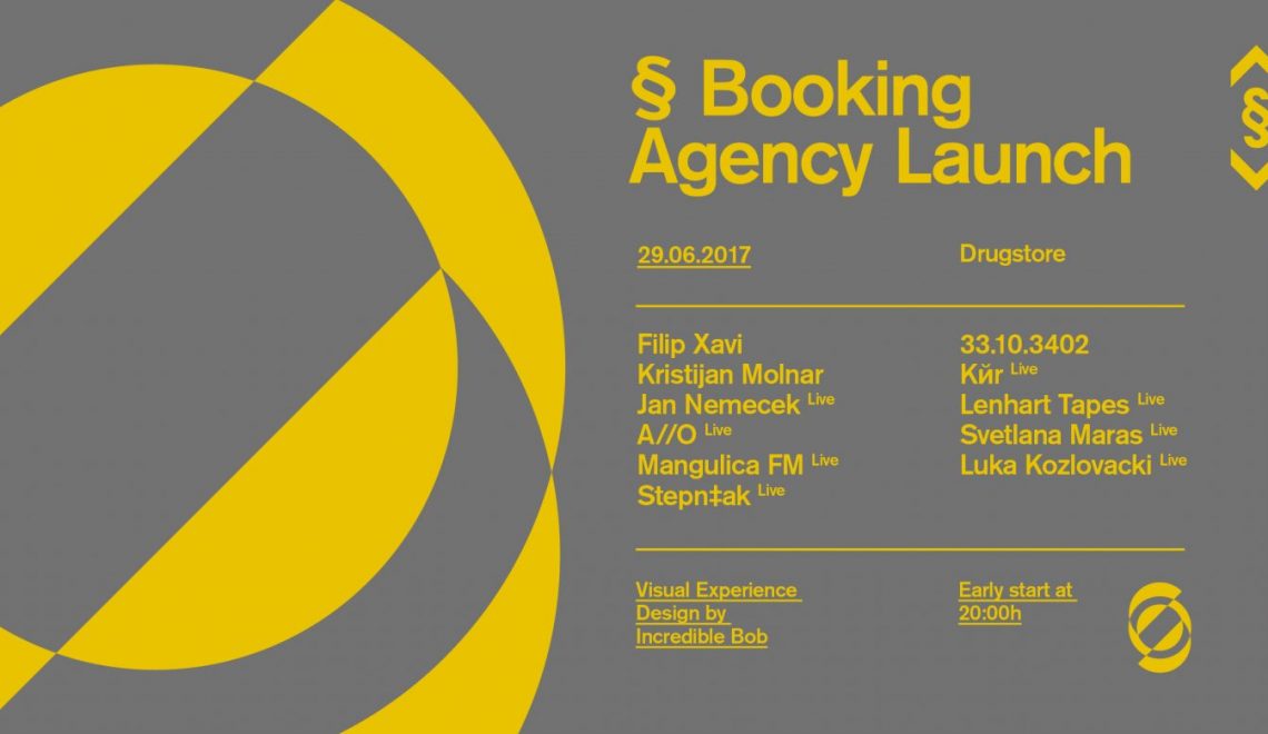 Drugstore Launches Booking Agency