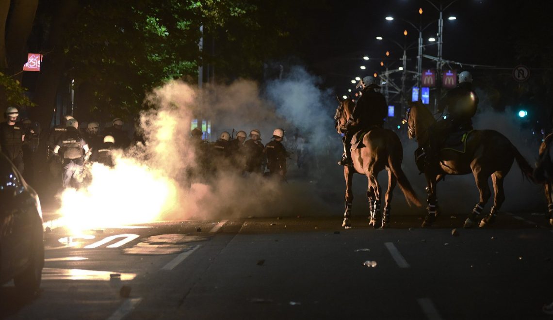 riots in belgrade 2020 photo by ema bednarz
